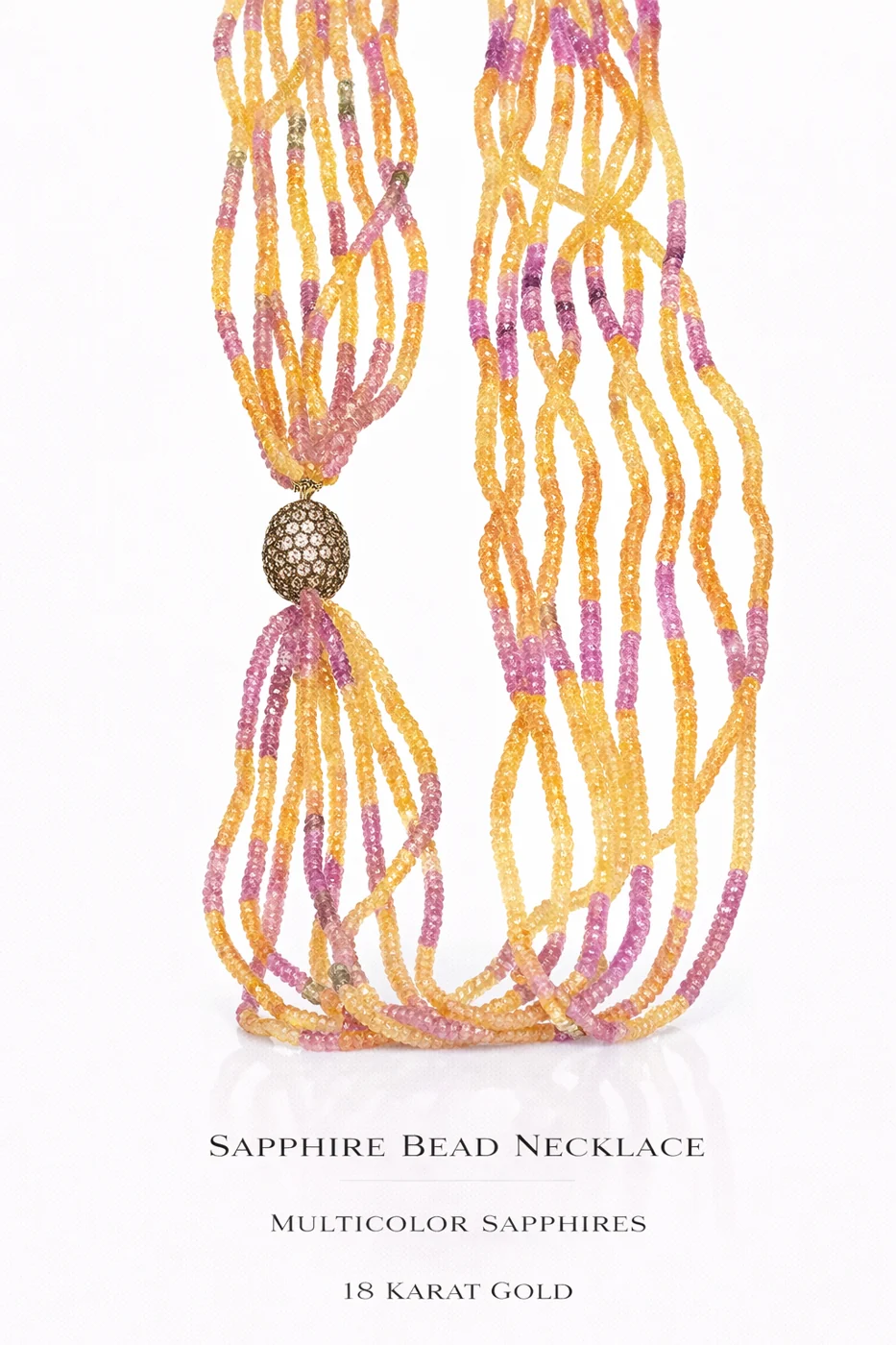 Sapphire Bead Necklace