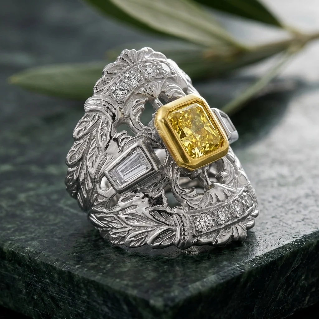 Yellow Diamond Royal Band